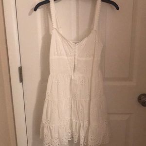 White eyelit sundress